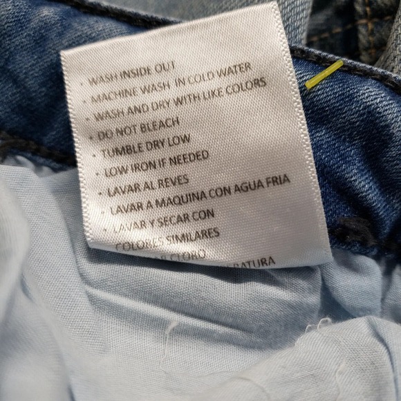 KanCan Jeans Womens 9 Blue Skinny Slim Distressed Casual Pockets Stretch Logo - Picture 6 of 11